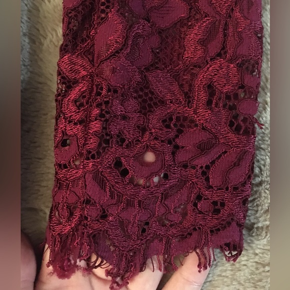 Raspberry red lace Ever New dress - Picture 5 of 9